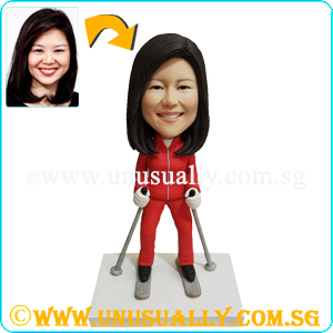 Custom 3D Female Skilling Figurine